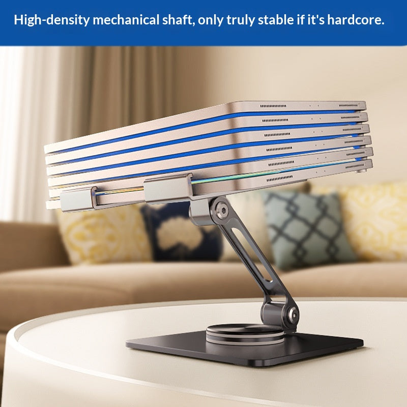 Folding Metal Desktop Rotating Phone Stand