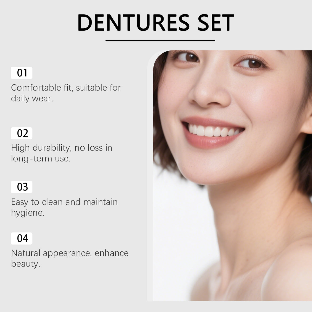 Set de denture confortable