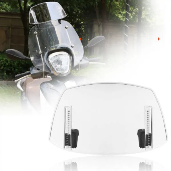 Motorcycle Windshield Extension - Adjustable Windscreen