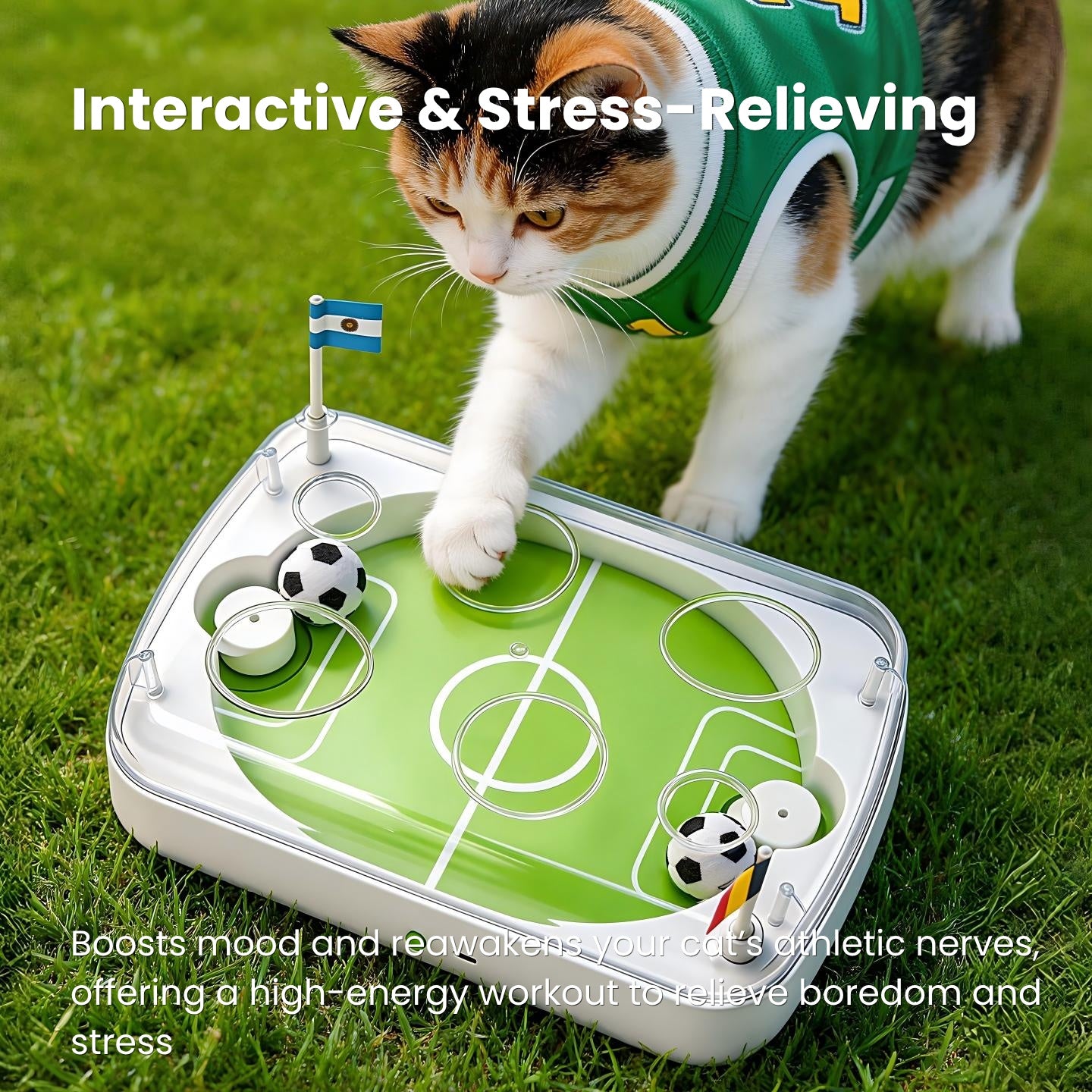 Jouet électrique d'induction de soccer pour le divertissement autonome et le soulagement de l'ennui