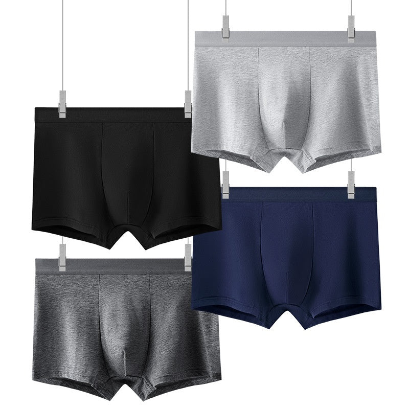 Sous-vêtements d'été en coton de grande taille pour hommes