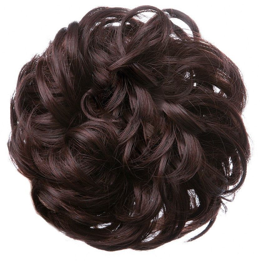 Haute température Cheveux de soie Tie femmes Bun élastique bande de cheveux