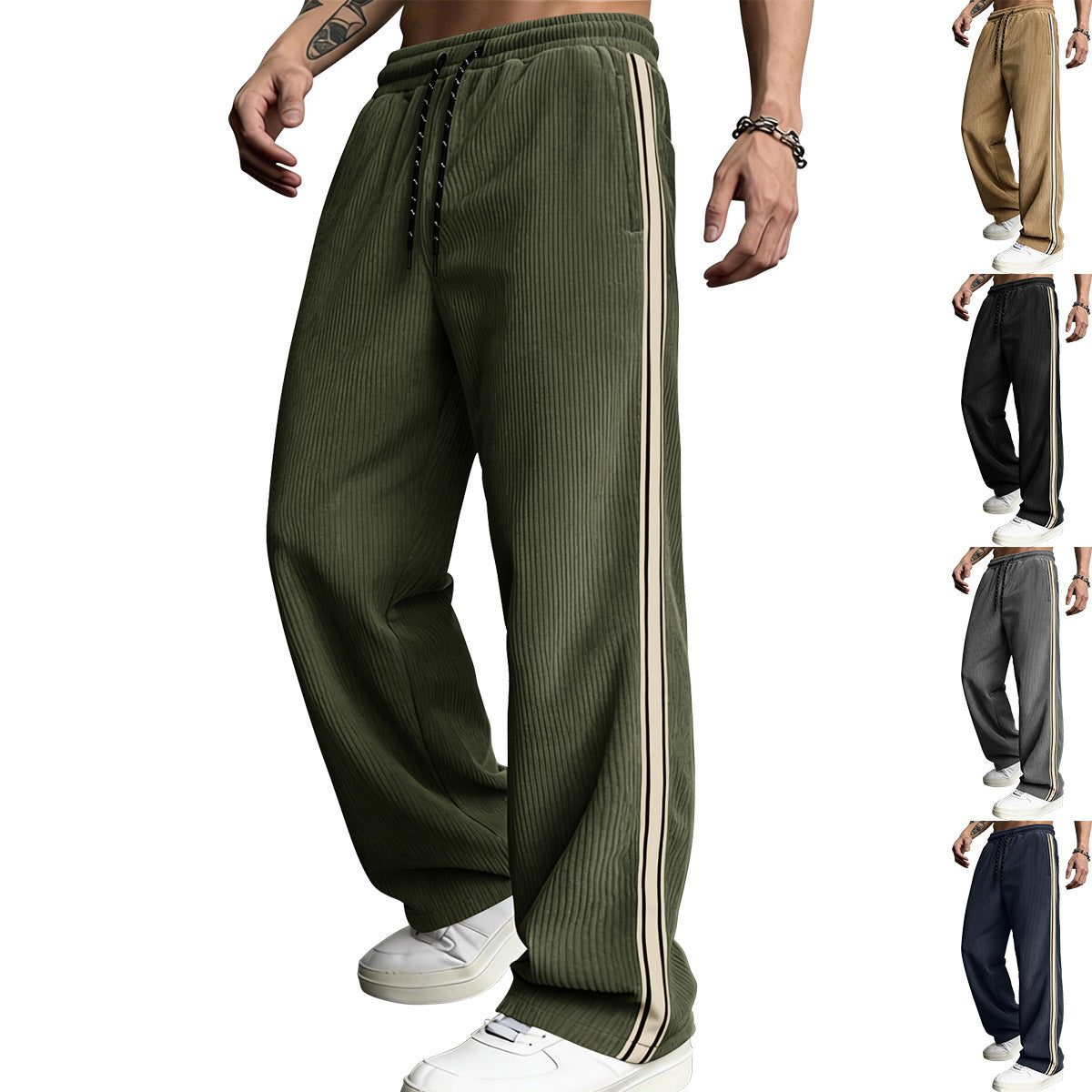 Pantalon respirant à cordon respirant Relaxed-fit Outdoor Casual Straight-leg