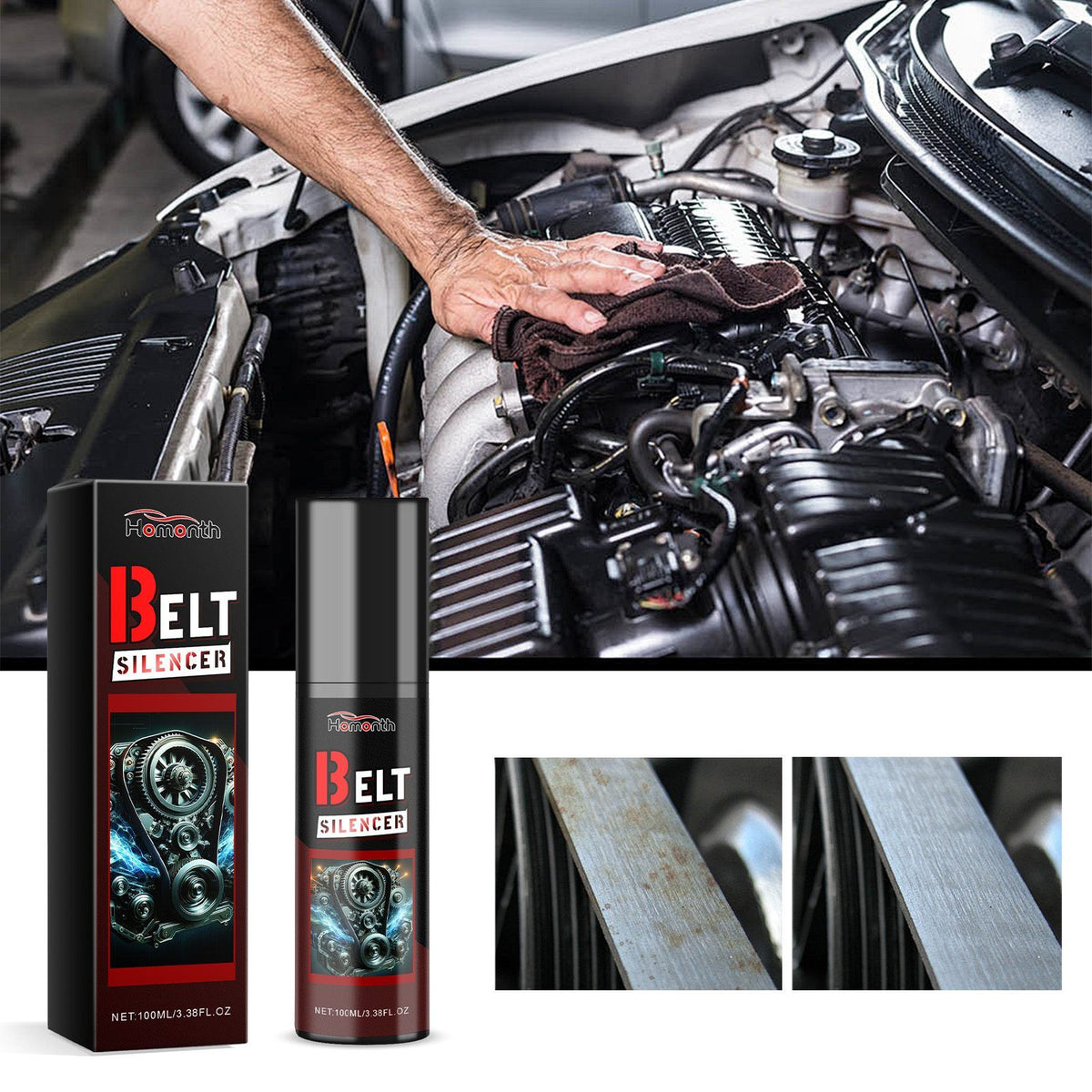 HOMONTH Automotive Engine Belt Care Liquide