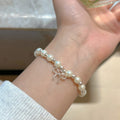 Printemps et été cristal Bracelet Niche Design Gris clair de lune violet Asai Améthyste Bracel