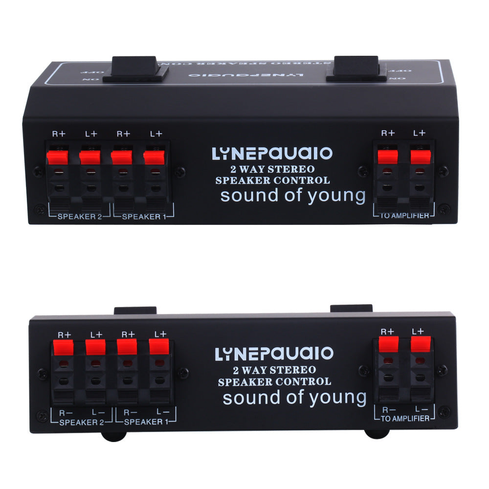 Un commutateur de signal audio sur deux