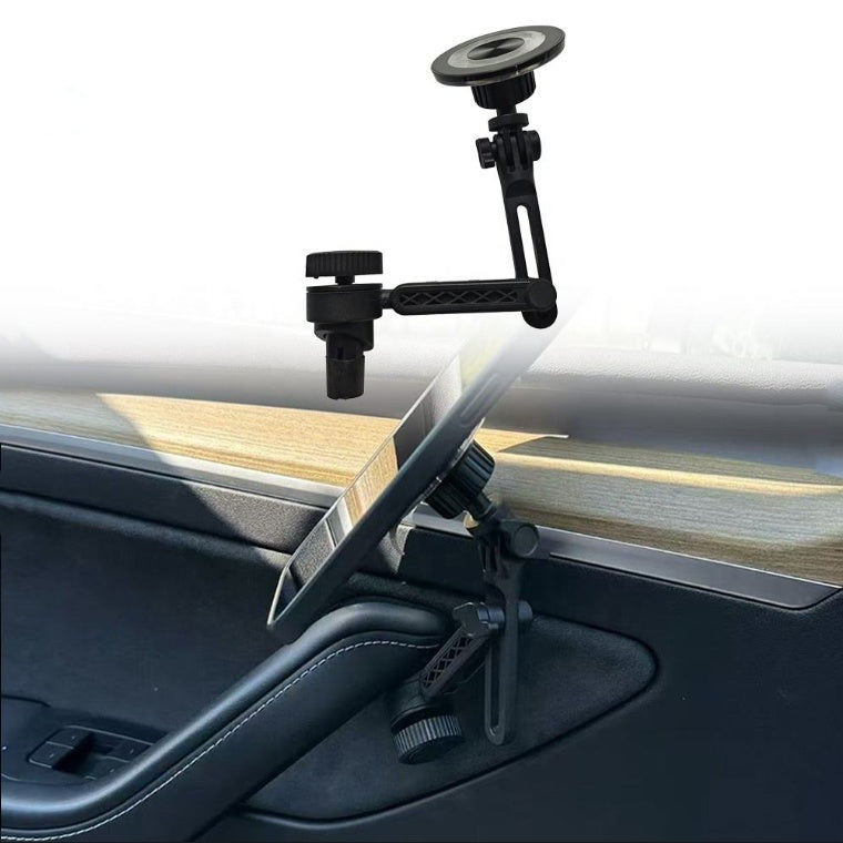 360 Support de téléphone de porte réglable en alliage rétractable pour Tesla Model 3