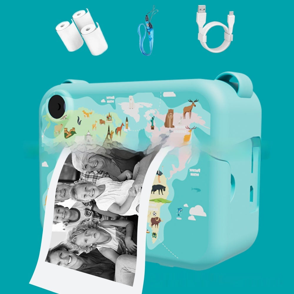 Caméra d'arrivée pour enfants Petit SLR Polaroid Camera DIY Thermique