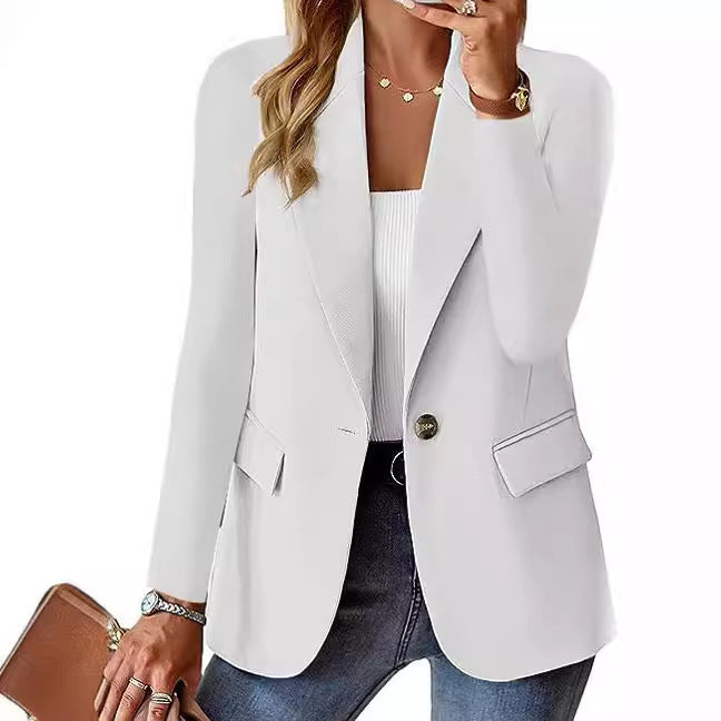 Veste de blazer de cardigan à manches longues d'automne pour femmes