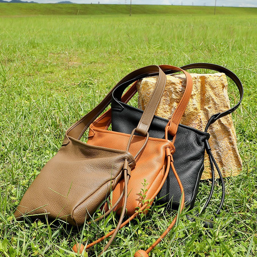 Sac de domptage en cuir véritable