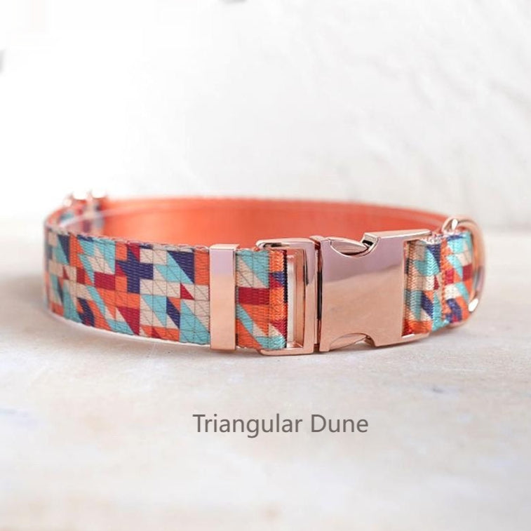 Collier de chien de dune de sable triangulaire