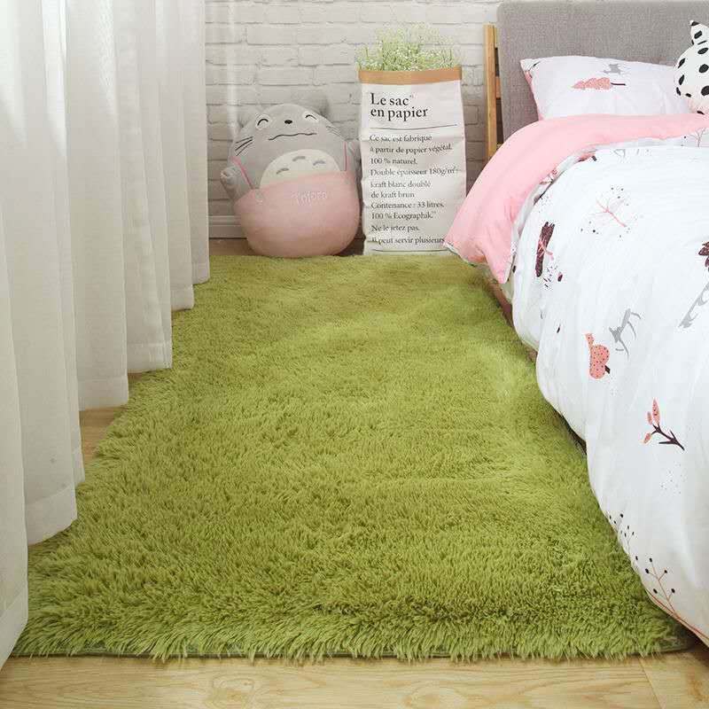Chambre à coucher de tapis en laine de soie
