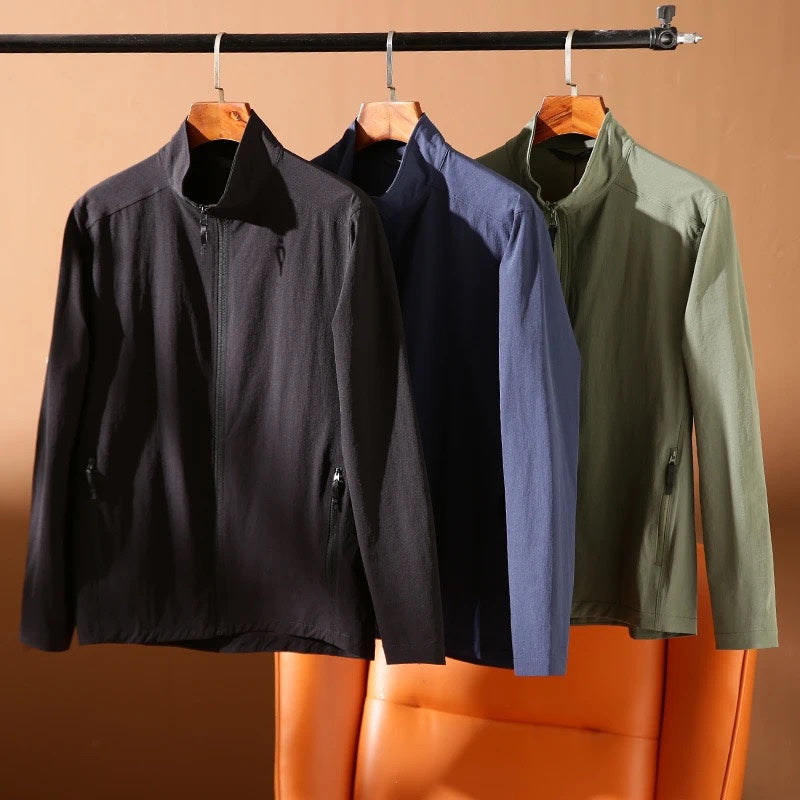 Veste de collier extensible léger pour hommes