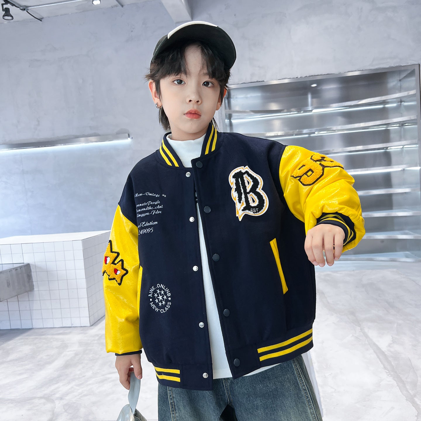Cardigan décontracté mode pour les enfants Street-style Sports Top pour les bébés
