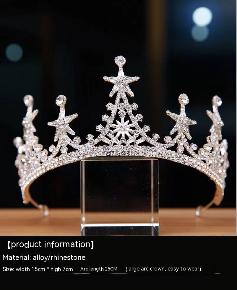 Haut niveau Alliage Luxury Atmosphere Bridal Crown Headdress