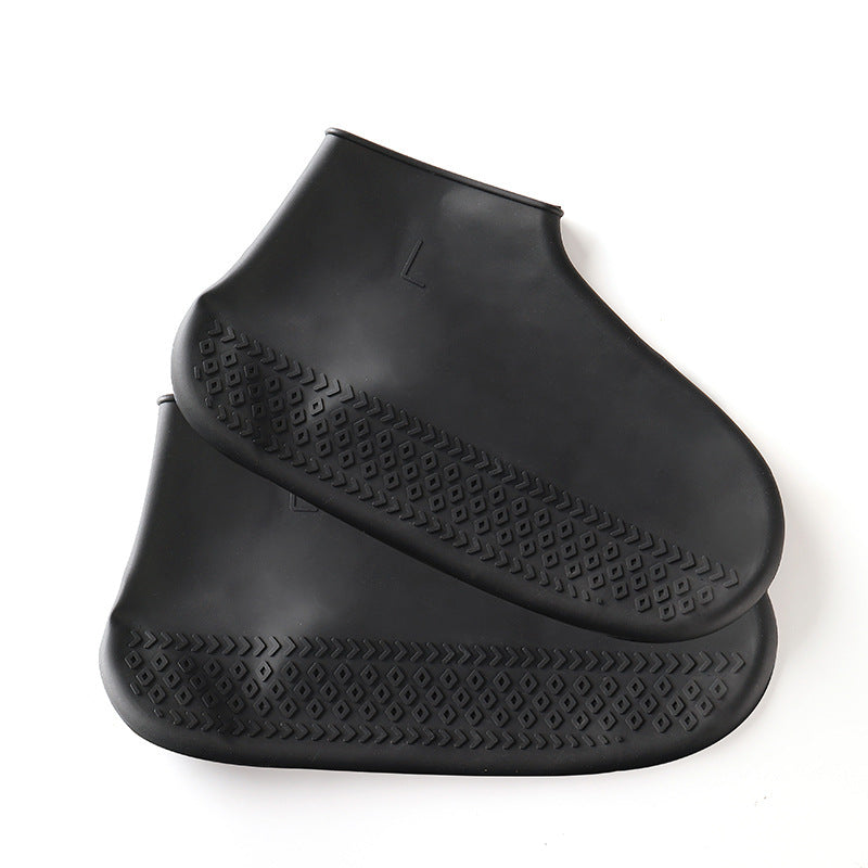 Silicone imperméable à l'eau couvre les chaussures sans odeur pour les jours pluvieux