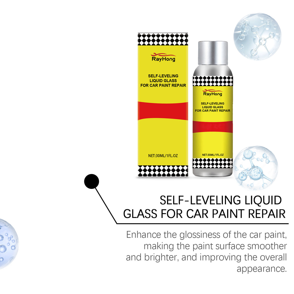 Solution de soins de peinture automobile