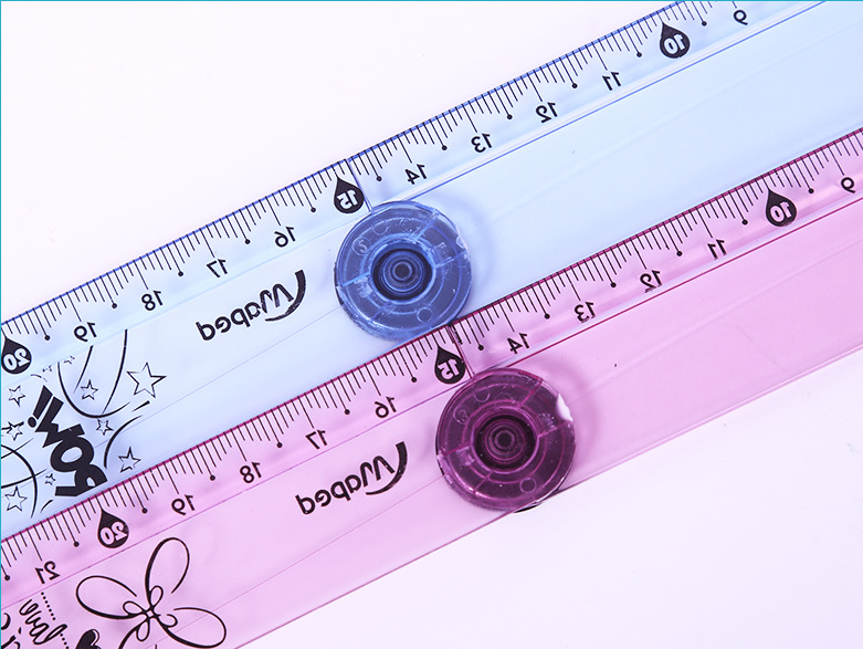 Règle déployante 30cm règle rotative élargie