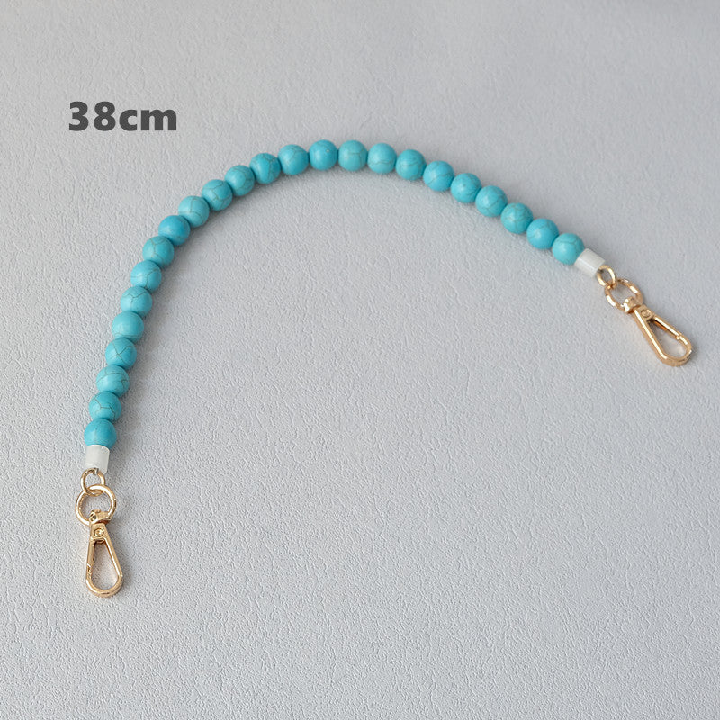 Chaîne de résine de chaîne de sac Turquoise Vintage