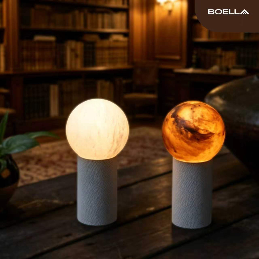 Lampe espagnole en marbre naturel