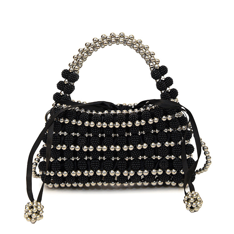 Sac perle pour sac à main Pearl de grande capacité Entièrement fait à la main