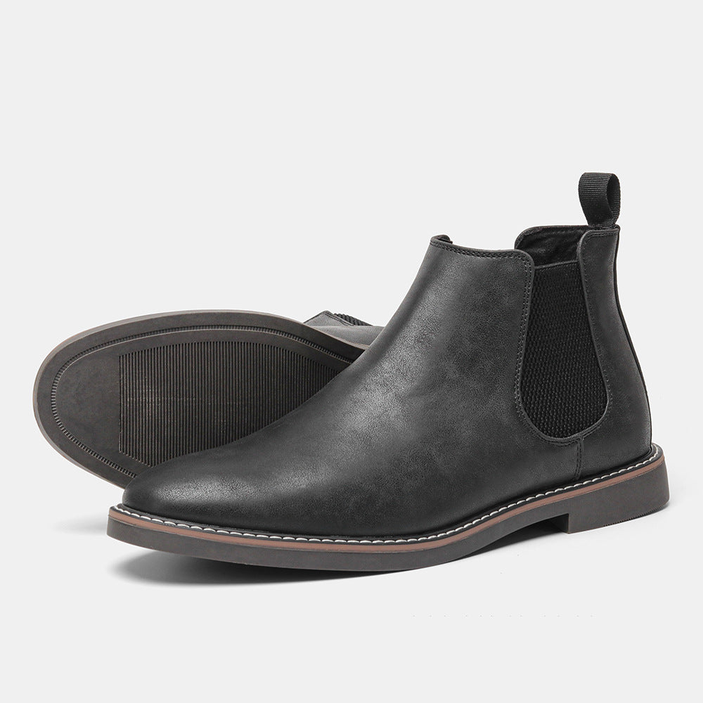 Bottes pour hommes Chelsea Formal High-top British Casual Single