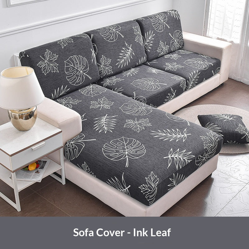 Housse de canapé encastrée haute-élastique - Slipcover Imprimé minimaliste moderne pour Chaise Lon