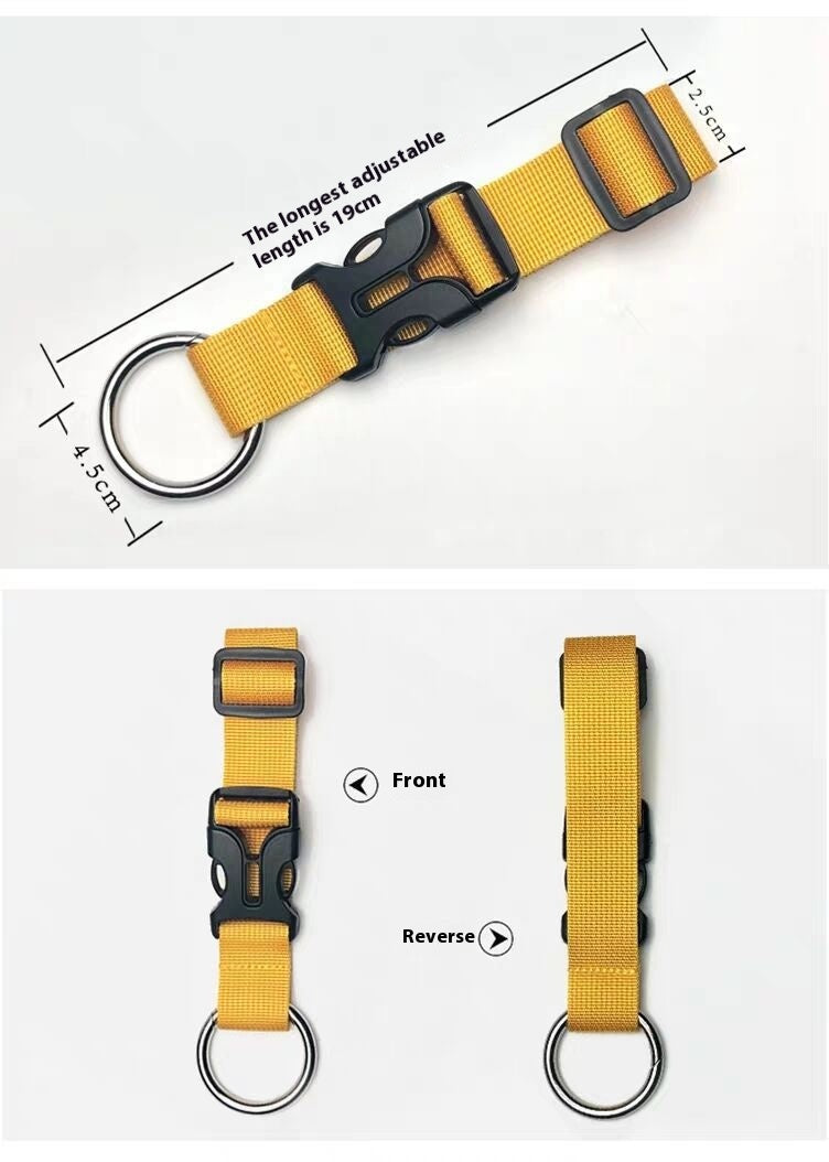 Bracelet de bagages externe avec boucle élastique multifonctionnelle