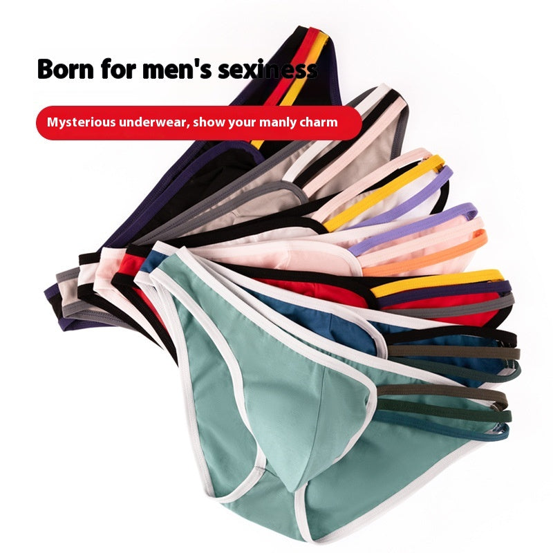 Homme en forme de T Rainbow Coton respirant Sexy High Elastic Slip U Bag