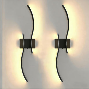 Ultra longue durée de vie de la batterie Lampe murale de salon de trois couleurs dimmable