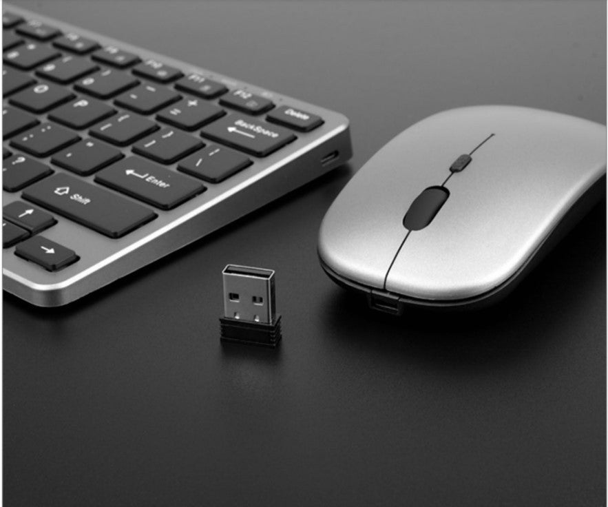 Set de souris de clavier silencieux sans fil 2.4G