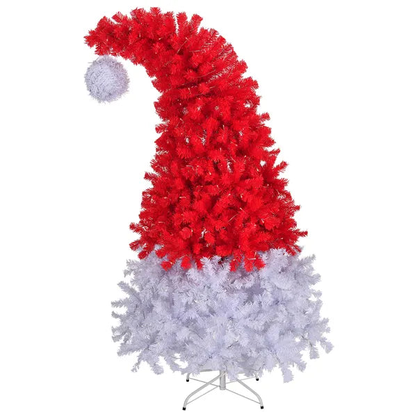 6 FT Santa Hat style arbre de Noël pré-éclairé