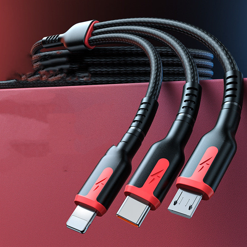 Câble de données à charge rapide One Drag Three 66W Braided USB