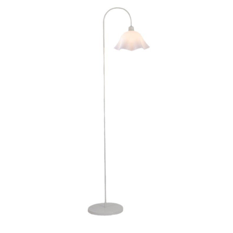 Lampe de sol créative à la crème florale