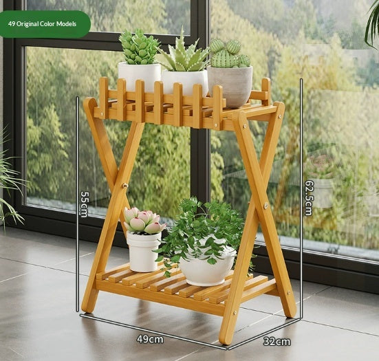 Moso Bambou Fleur Stand Multi-à étages Fleur Stand