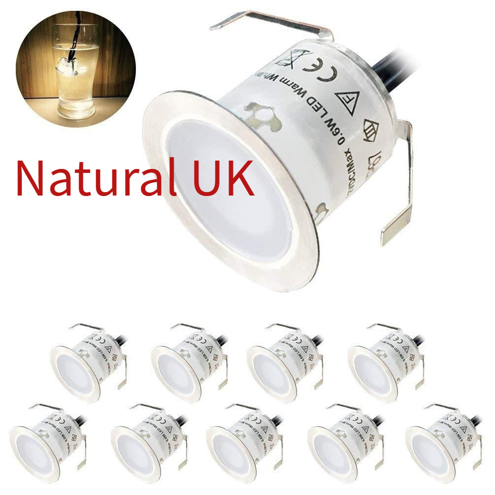 Mode simple Courtyard Deck Acier inoxydable Lampe souterraine