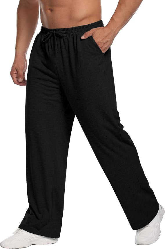 Pantalons à cordes à cordon droit pour hommes