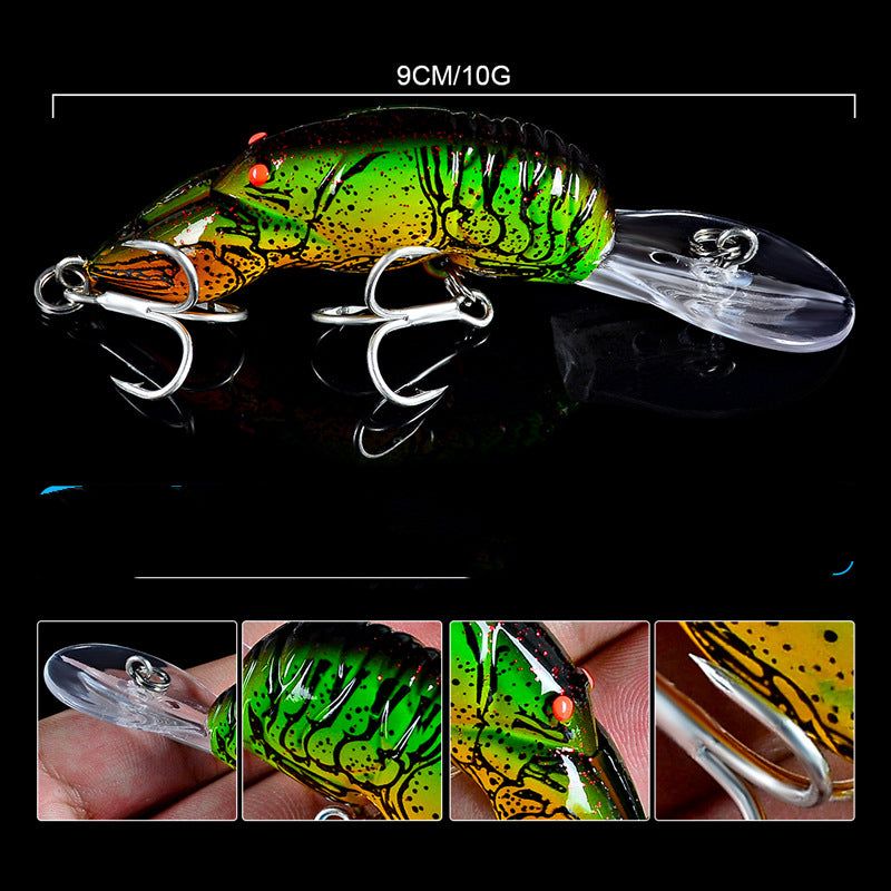 Faux crochet flottant Popalua Bait Blood Trough