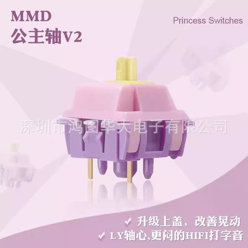 Princess Linear Axis Double Spring Band Parameter Mechanical Keyboard Custom Body