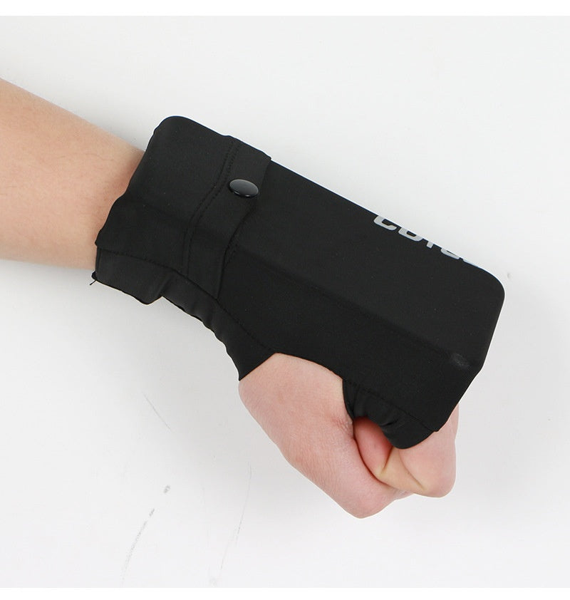 Téléphone de course Armband Gants de sport de plein air