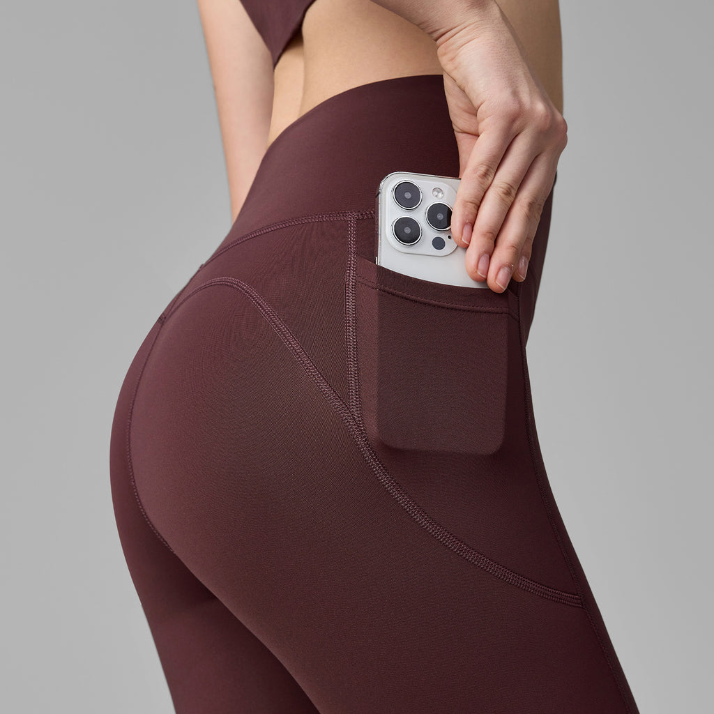 Leggings de yoga sans poche T-line pour femmes