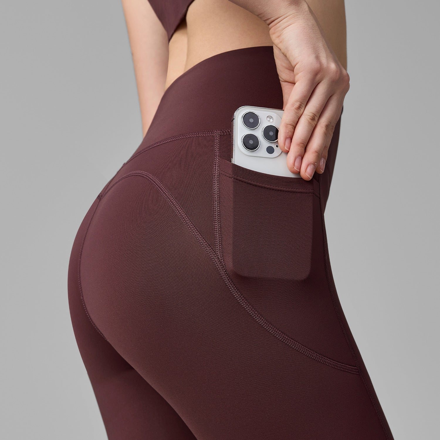 Leggings de yoga sans poche T-line pour femmes