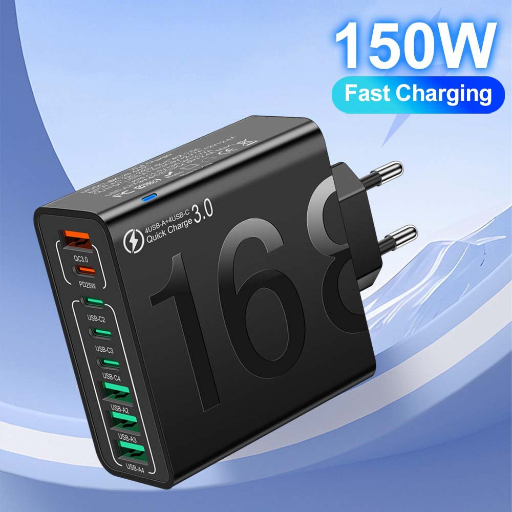 Chargeur de téléphone portable à charge rapide PD 25W multi-interface QC3.0