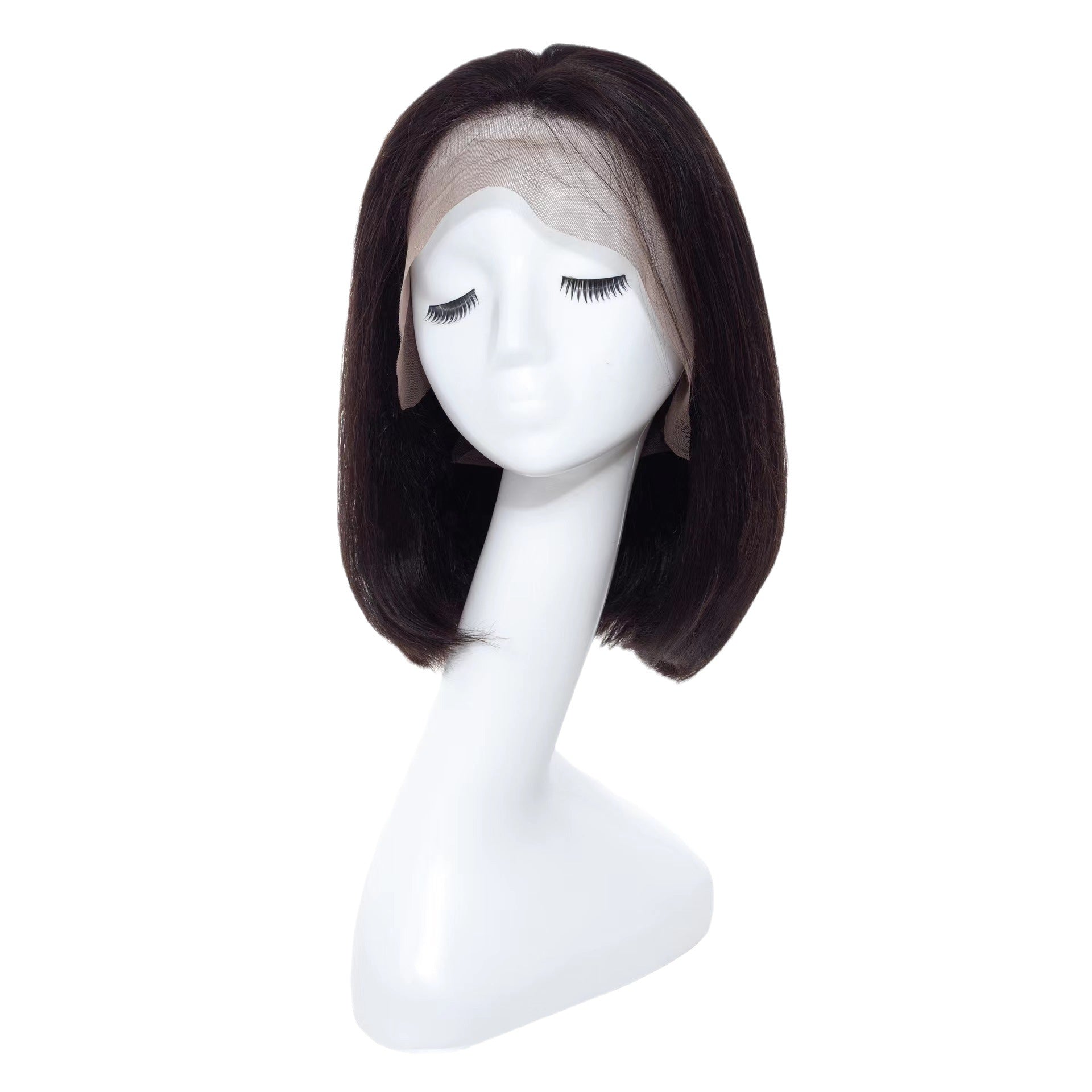 134 Dentelle avant Bobo Bobhaircut Couleur naturelle cheveux humains pleins