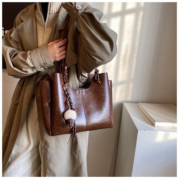 Sac à épaule polyvalent pour femmes de grande capacité