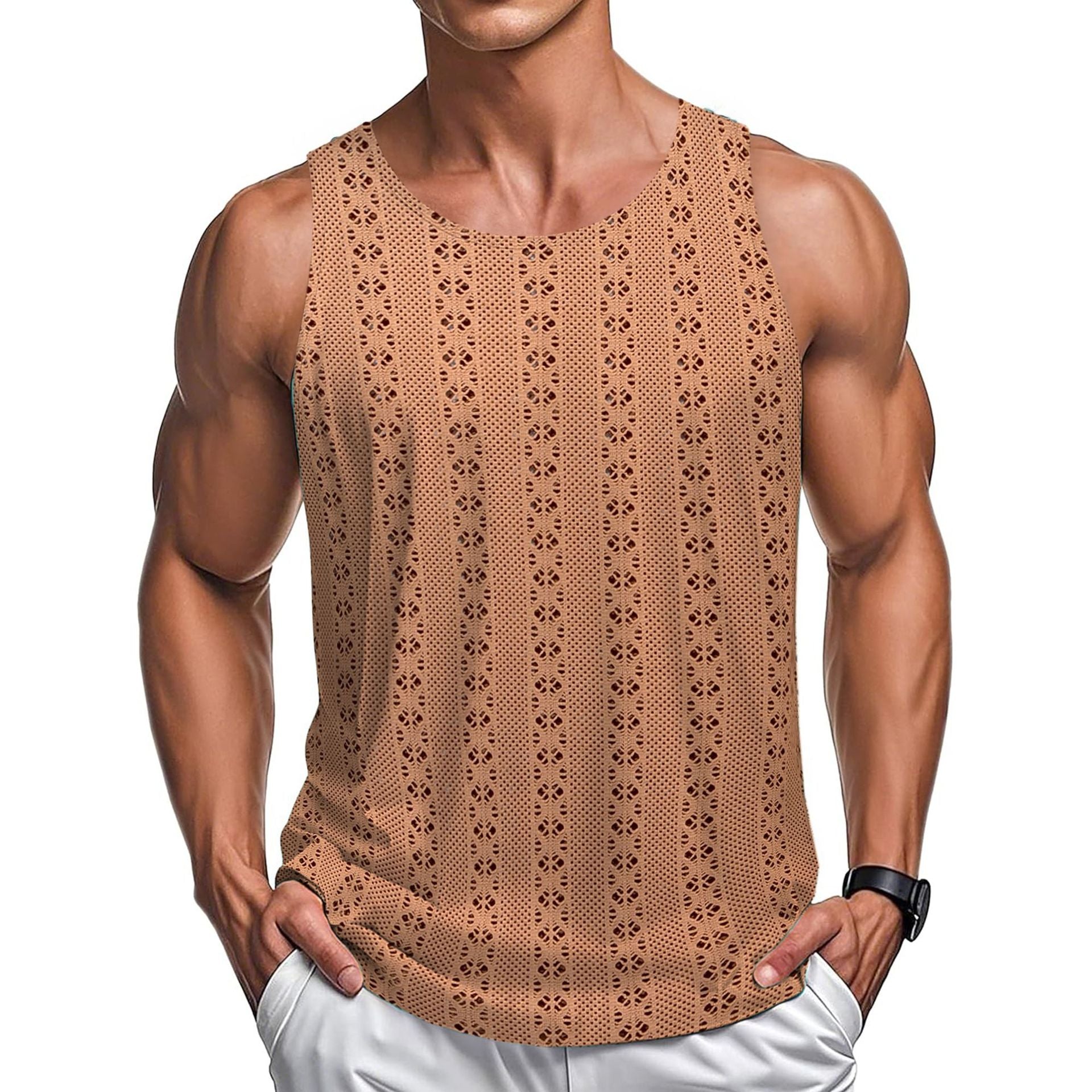 Col rond Casual Beach Style Veste libre