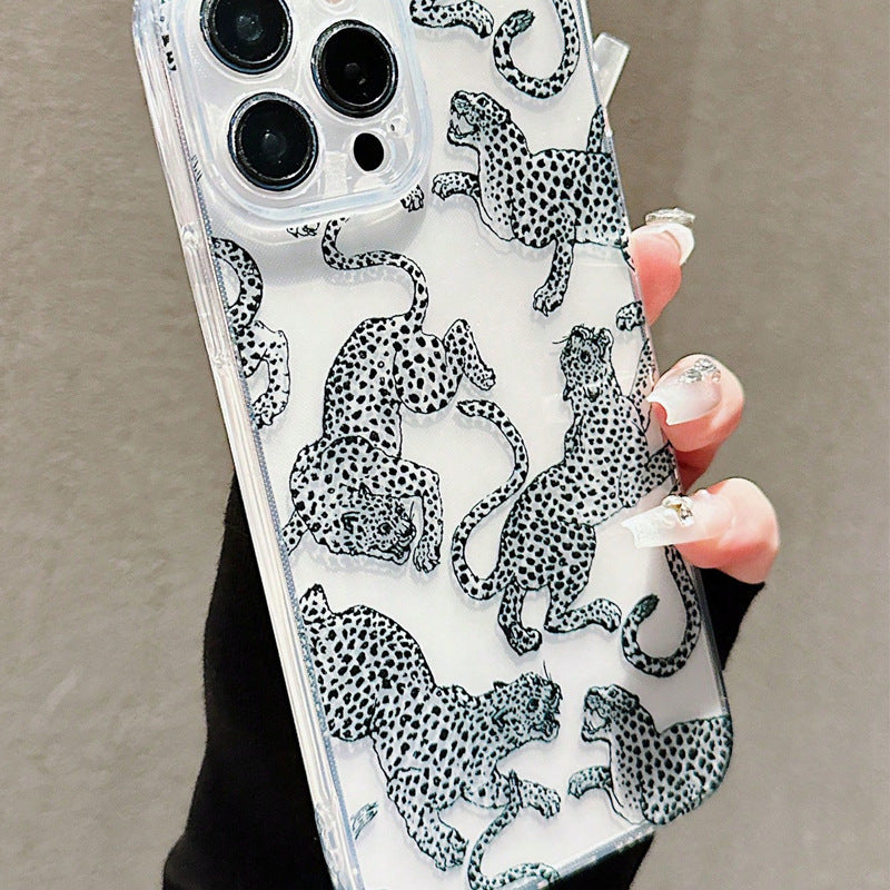 Niche Rétro personnalisé Leopard Phone Case Design Sens