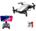 Teeggi T10 Mini Drone avec caméra pliable WiFi FPV RC Quadcopter Mode sans tête Altitude H