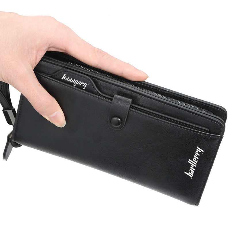 Portefeuille de sac de téléphone multifonction rétro homme