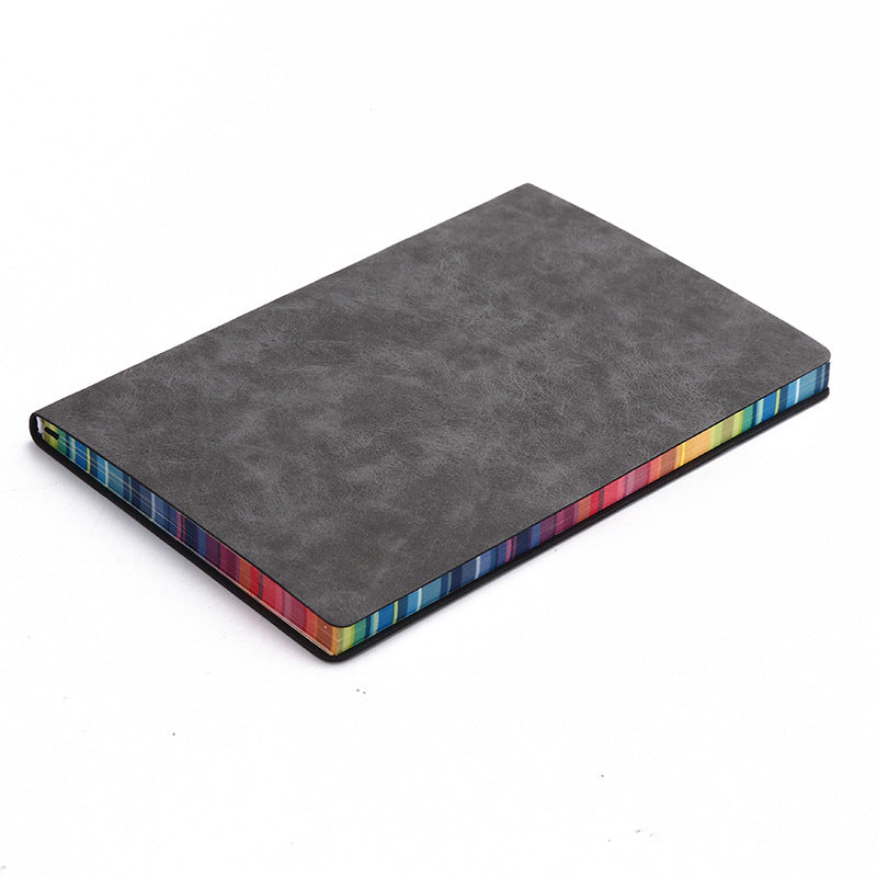 Couleur Rainbow Side A5 Cover en cuir Notebook